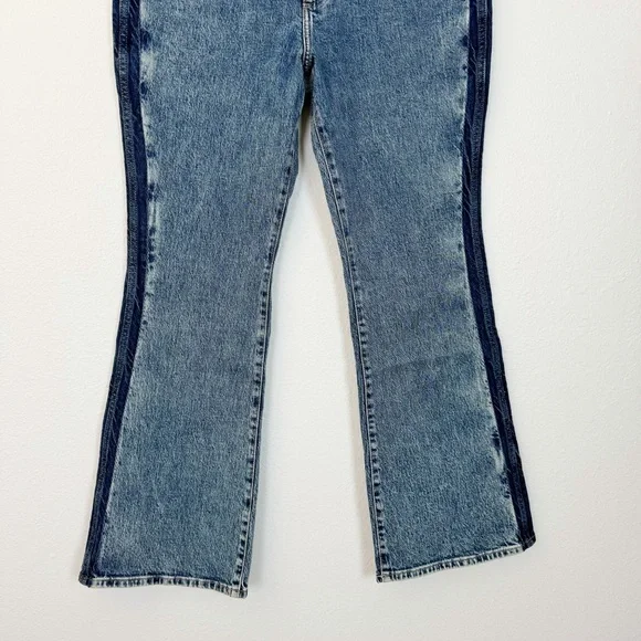 NWT Wrangler Westward 626 Bootcut Jeans Two Tone Side Stripe Size 31 x 30 - Picture 6 of 14